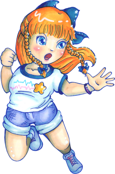 illustration of protagonist Kiki Luna